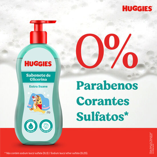 Sabonete Líquido de Glicerina Huggies Extra Suave 200 ml